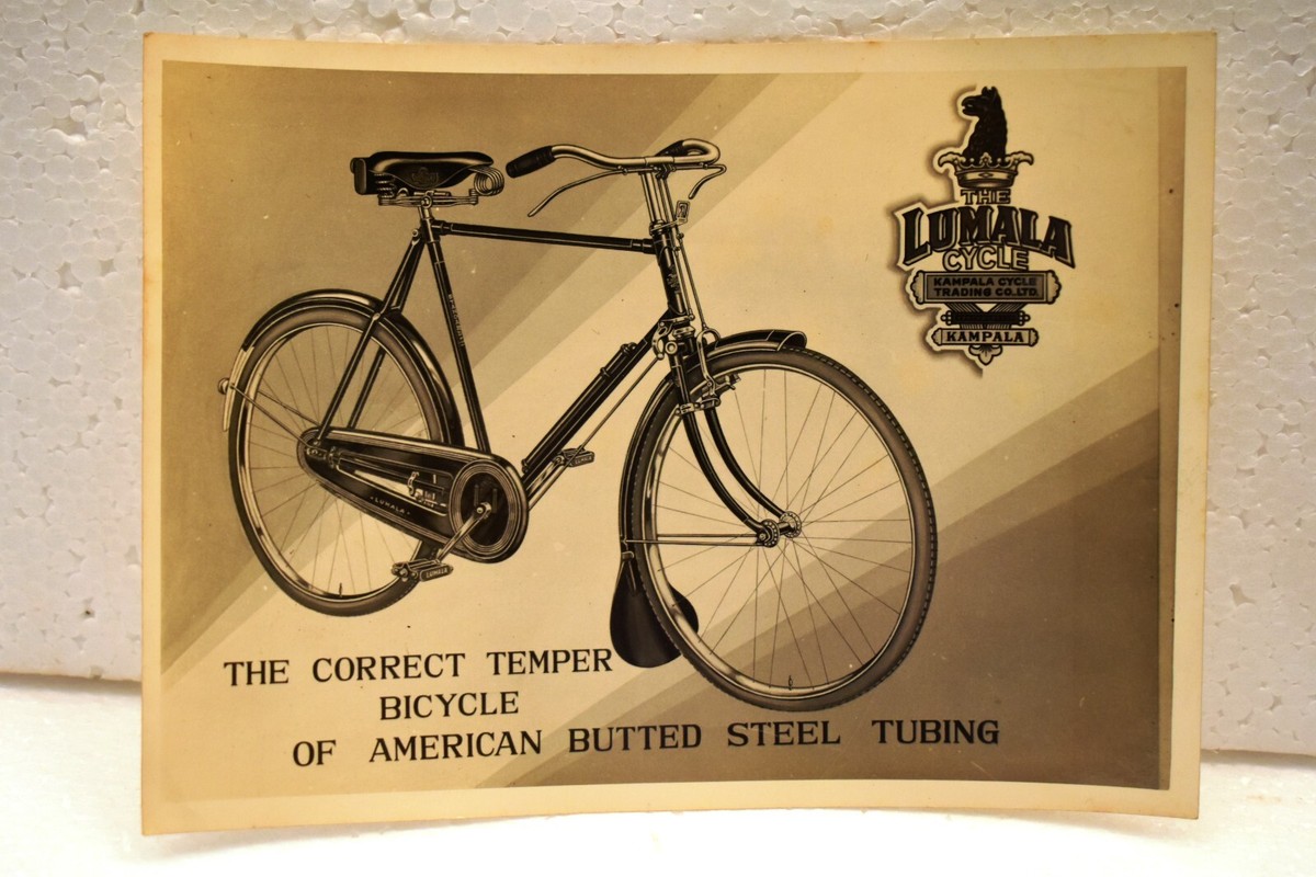 Vintage Kampala Cycle Advertisement The Lumala Cycle Photograph