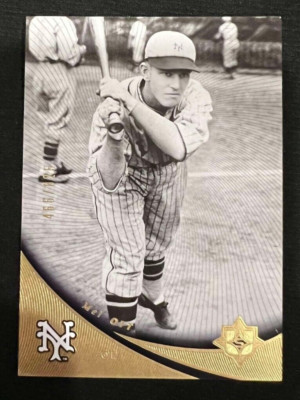 MEL OTT New York Giants 2005 Ultimate Signature Edition #28 HOF #466/825