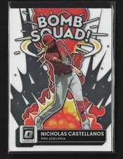 2022 Donruss Optic Bomb Squad! Nicholas Castellanos #BS-10 Cincinnati Reds
