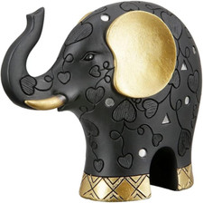 Scultura Moderna Con Elefante Decorativo in Resina – Decorazione Soggiorno Color