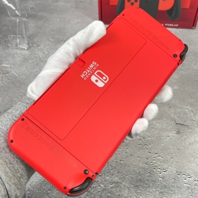 Nintendo Switch 64GB OLED Mario Red Console 1 Day Ship Excellent