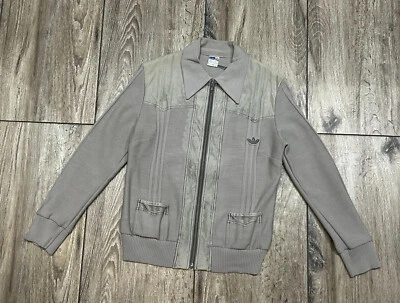 Selten Damen Adidas Vintage Sweatshirt Pullover Jacke Wolle 70er 42 West Germany - Bild 1 von 4