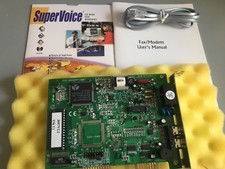 33.6K Internal 8-bit ISA Fax Voice Modem COM Select Full Duplex Rockwel New Bulk