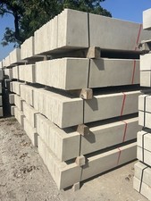 •New• Smooth Reinforced Concrete Fencing Gravel Boards / Base Panels - 6Ft x 1Ft