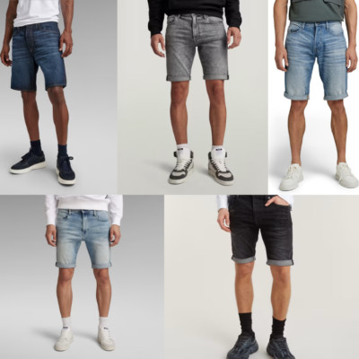 G-Star RAW Herren Short Kleidung Denim Kurze Hose Men's Cargo Pants 5 Pocket