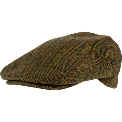 Jack Pyke Wollmischung Schiebermütze Tweed Brown - Schießen Jagd Outdoor Stil