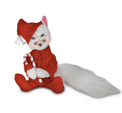 Annalee Christmas Jolly PJ Kitty Cat New 760023