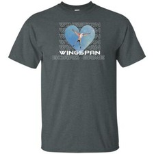 Wingspan Board Game Fan Favorite Game Wingspan Bird Lover Gray Black Tshirt