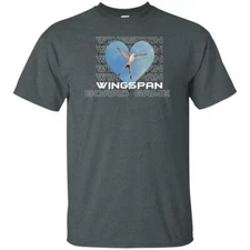 Wingspan Board Game Fan Favorite Game Wingspan Bird Lover Gray Black Tshirt