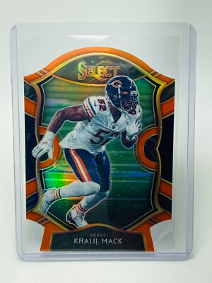 2020 Panini Select Khalil Mack Concourse Die-Cut Orange #8