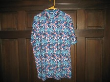 IZOD GOLF Men's short sleeve floral golf polo shirt LARGE / XL multi color NEW