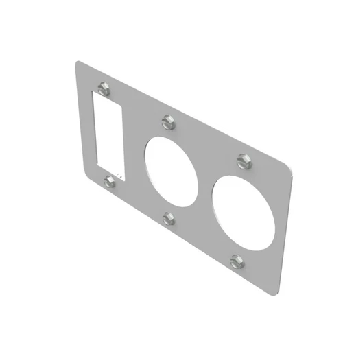 Milbank Rectangular Receptacle Cover Plate NEMA 5-20, TT30, 14-50