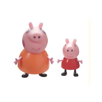 PEPPA PIG 04768TM1 MUMMY PIG AND PEPPA FIGURE SET NEU & OVP!