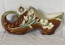 BELLE CHAUSSURE SABOT EN BARBOTINE DE THULIN SURMONTEE D'UNE FLEUR