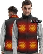 ARRIS 12V Graphene-Enhanced Heated Vest with Patented Size Adjustable ,Gift