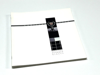 1990 Cadillac Allante Fleetwood De Ville Eldorado Seville Preview Brochure
