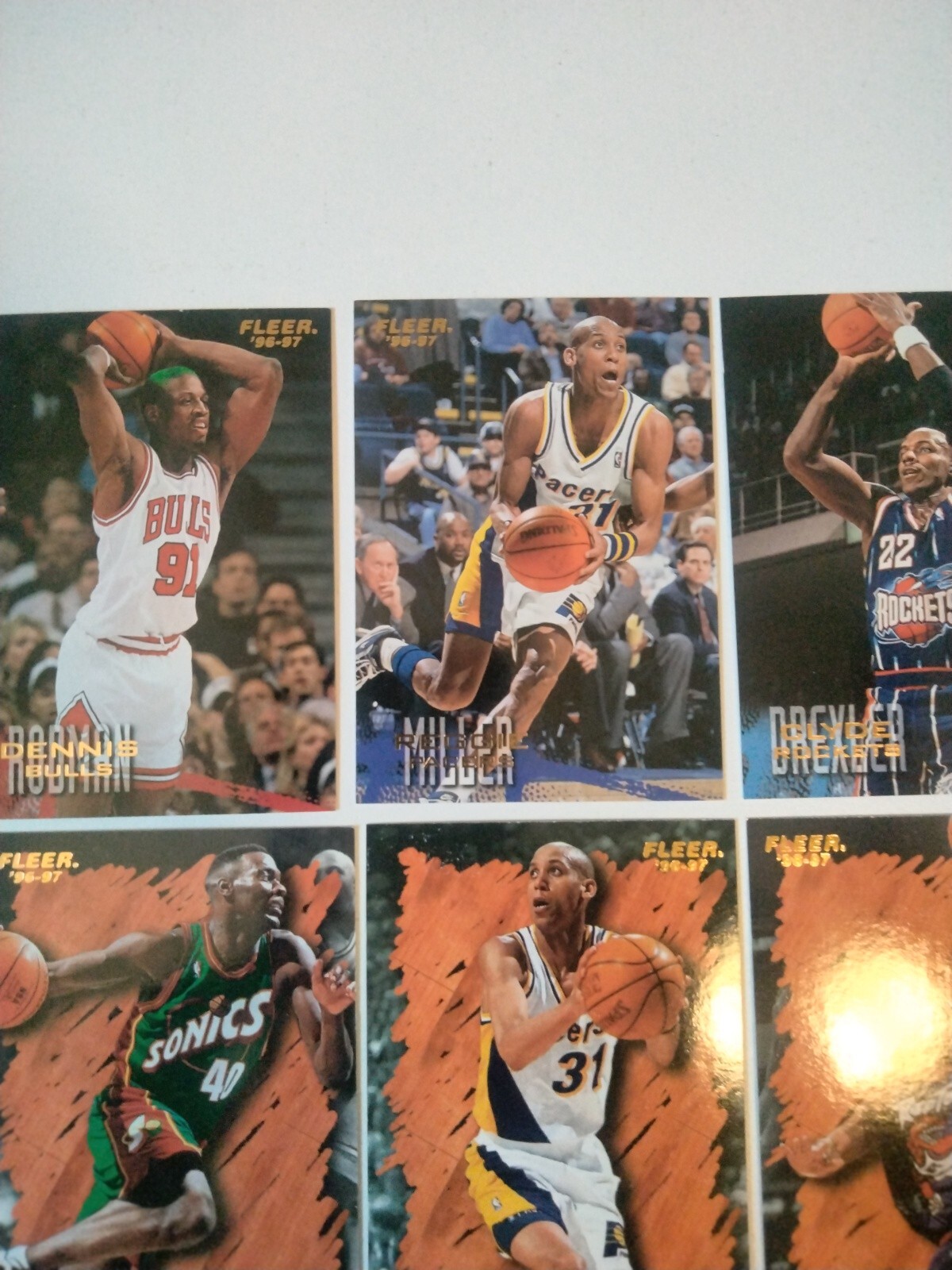 1996-97 Fleer Basketball Series 1 Complete Set 150 Cards! Hall of Fame Rookie - Picture 8 of 11