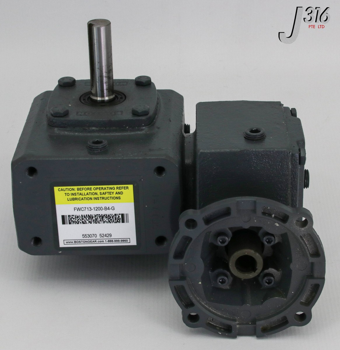16189 BOSTON GEAR RIGHT ANGLE WORM GEAR SPEED REDUCER FWC713-1200