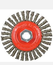 Forney 4 in. Stringer Wire Wheel Brush Metal 20000 rpm 1 pc.