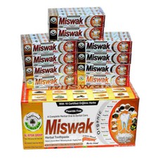 6X MISWAK 10 in 1 ORGANIC TOOTHPASTE - AL RIYAN 100 Natural Fluoride free