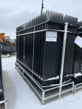 Two Racks Of 300 feet of steel fencing 10’ panels 7’ Tall 600 Feet Total Fence