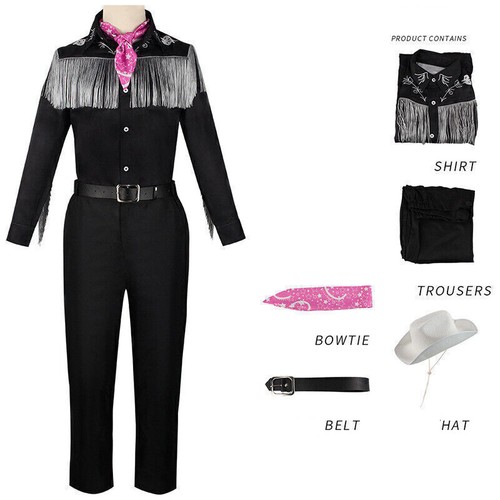 2024 Karneval Party Outfit Geschenk Film Barbie Ken Anzug Cosplay Uniform - Bild 7 von 19
