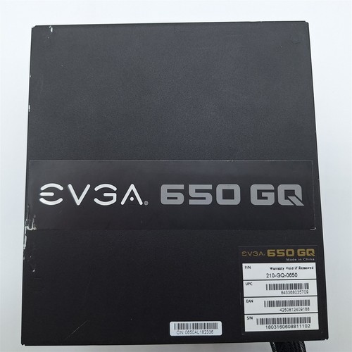 EVGA 210-GQ-0650-V1 650 GQ, 80+GOLD 650W Semi Modular Power Supply -NOT WORKING- - Bild 6 von 6