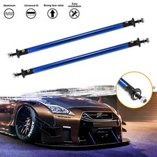 For Nissan Altima Sentra Adjust 7.87'' Blue Bumper Diffuser Strut Rod Tie Bar