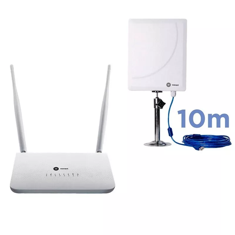 Wonect Router inalambico R7 antena WiFi USB W6 exterior largo alcance 2.4G  5Ghz