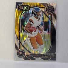 2024 Select Club Level Marvin Mims Black & Gold Shock Prizm Denver  Broncos