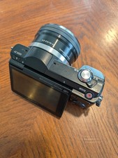 Sony Alpha a5000 Mirrorless Camera with 16-50mm Lens Black with accessories