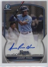 2023 Bowman Chrome Prospect Refractor 467/499 Jhonny Piron #CPA-JPN Auto 01lu