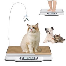 Digital Pet Scale for Cats, Portable Electronic 16.1  10.4, White B