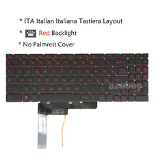 Italian Keyboard for MSI MS-1581 MS-1582 MS-1583 MS-1584 MS-158K MS-158L Backlit