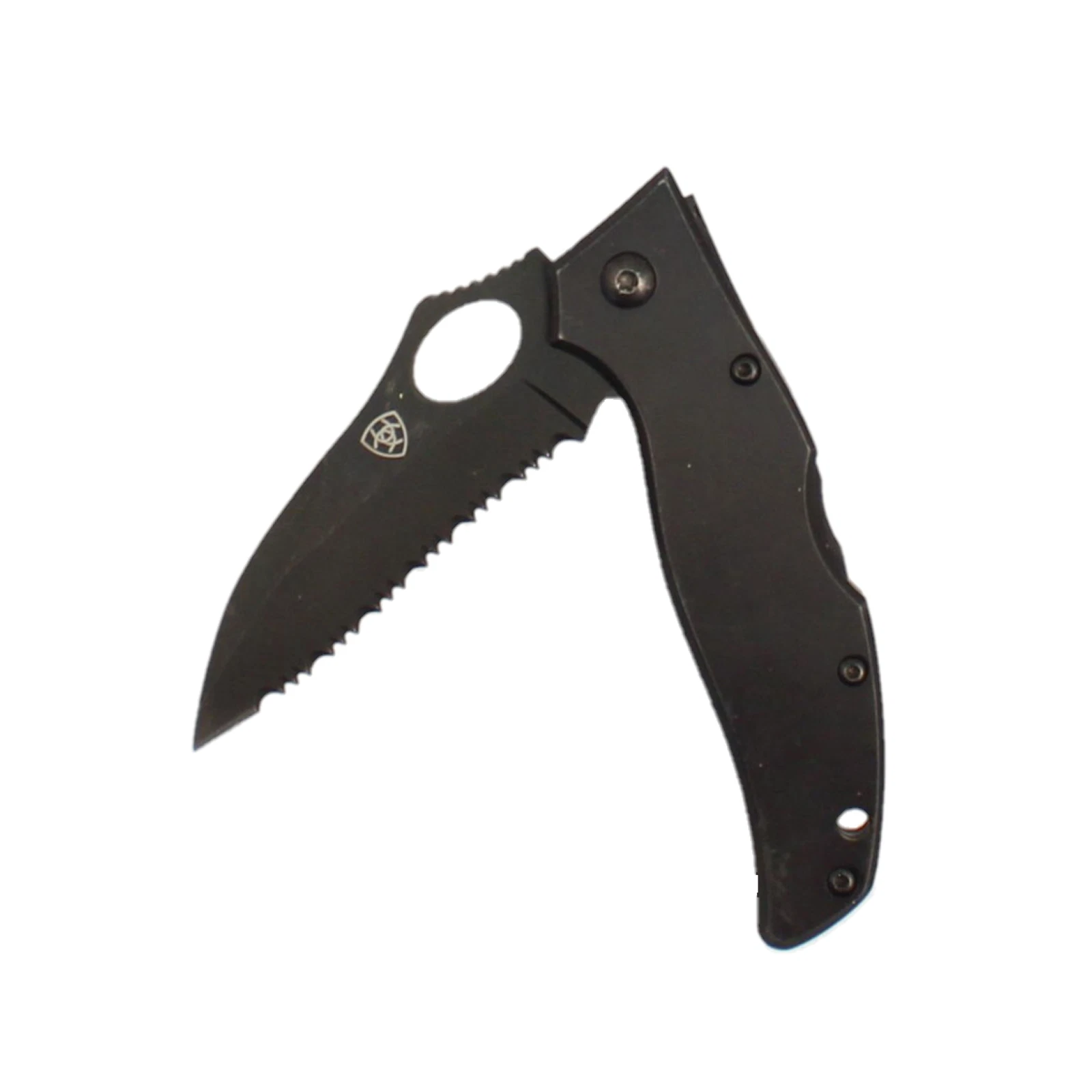Ariat® Serrated Black Folding Knife A710010101-L