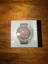 Smartwatch Garmin Fenix 8 AMOLED 51mm Cinturino Silicone Grigio Ardesia/Nero