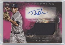 2018 Topps Inception Patch Magenta 51/75 Tyler Wade #IAP-TW Patch Auto 4tr