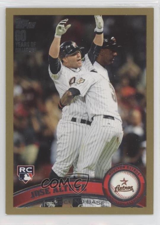 2011 Topps Update Gold 1123/2011 Jose Altuve #US132 0b5f