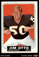 1964 Topps #148 Jim Otto Raiders SHORT-PRINT HOF Miami Florida 4 - VG/EX