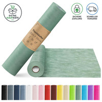 TischläUfer Vlies Eukalyptus GrüN 25M X 30Cm Tischband FüR Dekoration