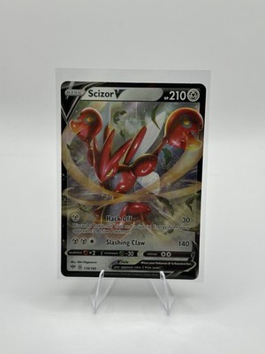 Scizor V Holo Ultra Rare SWSH03: Darkness Ablaze 118/189 NM M028