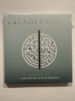 Leadership Quotes Gurudev Sri Sri Ravi Shankar NEW SEALED Art of Living Book
