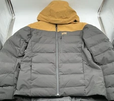 Helly Hansen Men's Waterproof Bossanova Puffy Jacket-Lynx Heathe-Size: L