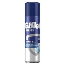 6 x Gillette Series Shave Gel Moisturising 200ml 10.50 per litre