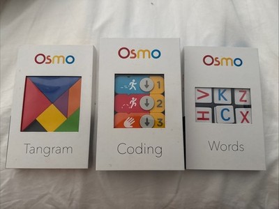 Osmo Learning System Lot Tangram Words Coding Game Sets for iPad STEM