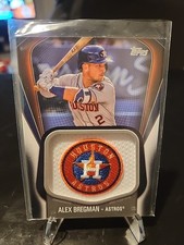 2020 Topps - Jumbo Jersey Sleeve Patches Alex Bregman #JJSP-ABR Black /149
