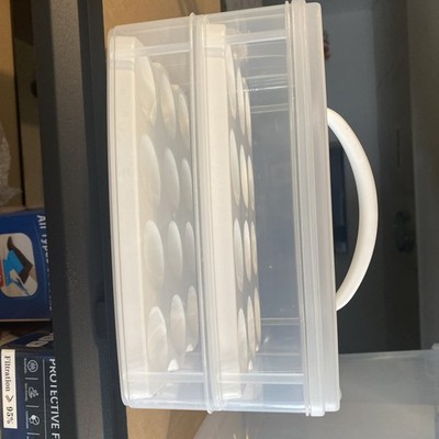 Snapware Refrigerator Egg Holder Keeper Carrier Deviled Tray Storage Container