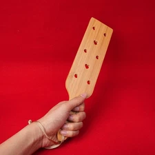 BDSM Bamboo Spanking Paddle Whip Flogger Slave Bondage Handle Adult Torture Game