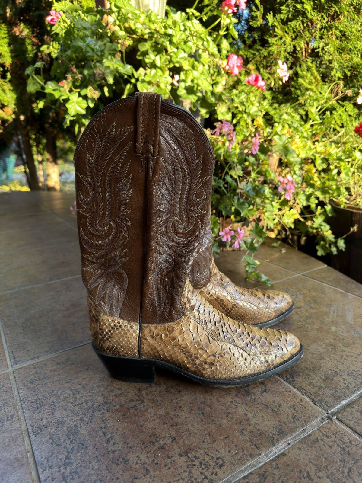 Dan Post Men's Exotic Python 9D Boots - image 4