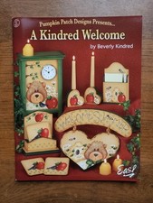Kindred Welcome - Vintage Tole Painting Instruction Book - Pumpkin Patch Designs